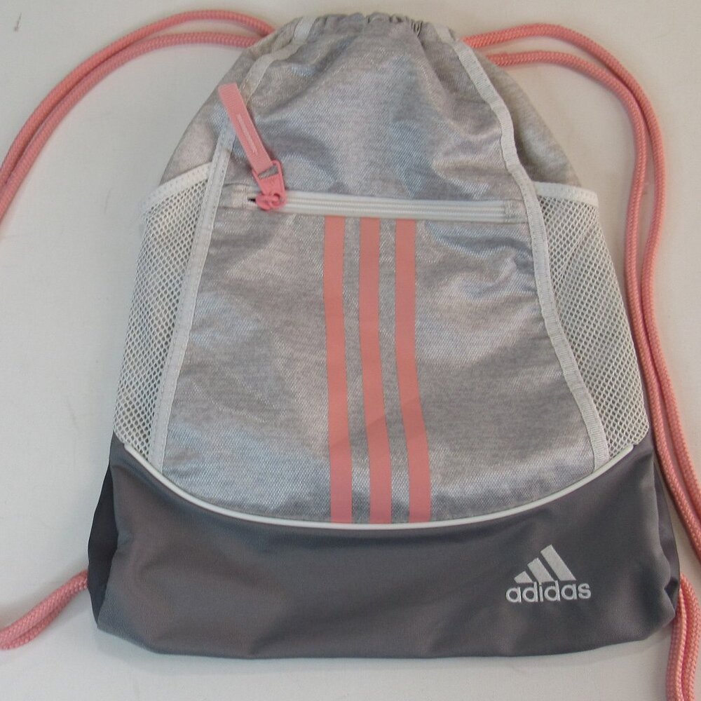 Adidas Alliance Sackpack Drawstring Backpack Bag … - image 2